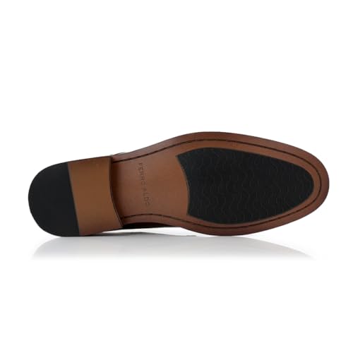 Image of Ferro Aldo Men's Modern Cap-Toe Derby Collection | Statement Dress Shoes in Floral, Woven, & Classic Styles