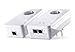 Produktbild devolo dLAN 1200+ WiFi ac - Kit de inicio de adaptador de comunicación por línea eléctrica PLC (Powerline, 1200 Mbps, 2 adaptadores, 2 puertos LAN, repetidor WiFi, amplificador de señal WiFi), blanco
