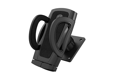 Scosche Non-Magnetic Universal Car Cell Phone Holder with AMPS Mounting Plate for ProClip Vehicle Specific Mount Bases, Mobile Stand Compatible with iPhone, Samsung, Android (Base Required)