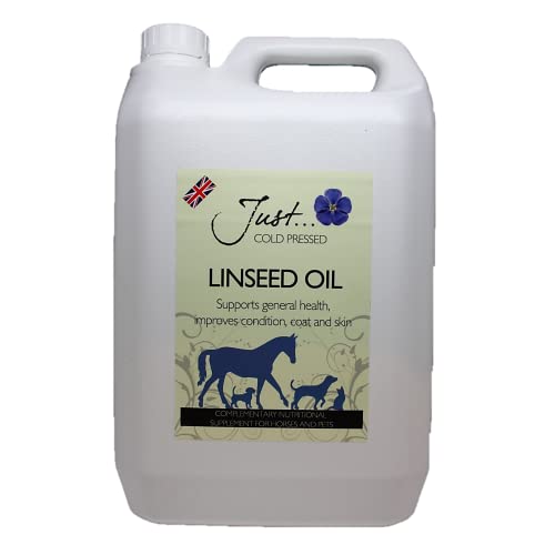 Just Oil Cold Pressed Linseed Oil 5 Litre
