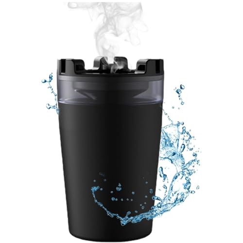 Image of NYRWANA Windproof Car Cigarette Ashtray with Lid & Water Tank Portable Detachable Cigarette Ashtray With Funnel