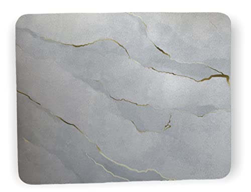 Alfombrilla para ratón (27 cm x 22 cm x 0,5 cm, diseño de mármol) Cover