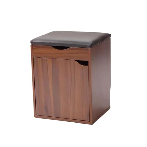 Banc de pied de lit et rangement de chaussures simple en bois pour entrée maison
