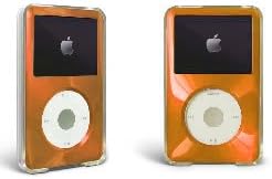 Orange Case for Apple iPod Classic Hard Case with Aluminum Plating 80gb 120gb 160gb