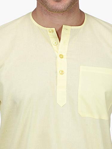 Image of Rajubhai Hargovindas Mens Casual Cotton Straight Kurta