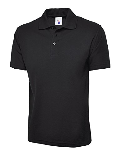 Uneek UC105 - Black - 3XL - 200 GSM - Active Polo Shirt XXXL Large