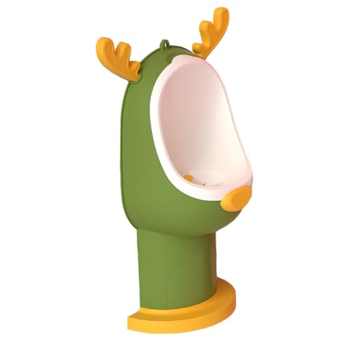 TEMPNAP 用トイレトレーニング小便器 男児向け高さ 立ち式壁掛け両用 動物キャラクターデザイン おしっこ練習補助ツール