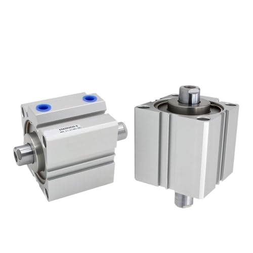 Vérin compact double tige SDAD40 pour stopper les vibrations et déviations d'axes