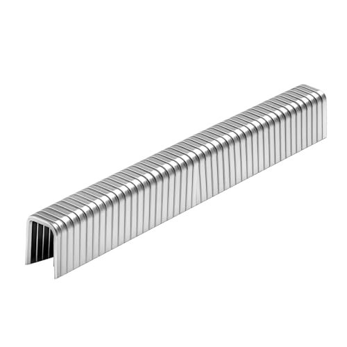 Image of 1000-Count 18 Gauge 1 /4 Inch Narrow Crown Staples 1 /2- Inch Length, Heavy Duty Galvanized Staples, for Pneumatic, Electric 18GA Stapler Gun