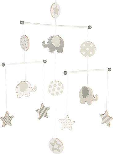 goki 52899 Mobile Elefant und Sterne, gemischt, Large