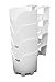 BeraTek Industries Storage Theory | Poolside Cup Holder | Designed for Above Ground Pools | Only Fits 2 inch or Less Round Top Bar | White Color | 4 Pack