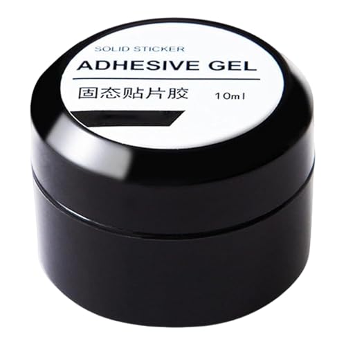 Solid Nail Gel - Adhesion Glue for Nail Tips | Clear Formula with Strong Bond Feature, Easy Application Accessory, Hard Gel Connector, Long Lasting Hold for Professional