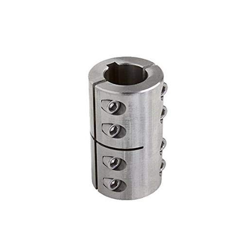 Climax Metal 2ISCC075-075SKW, 2ISCC-Series Clamping Coupling with Keyway (Pack of 2 pcs)