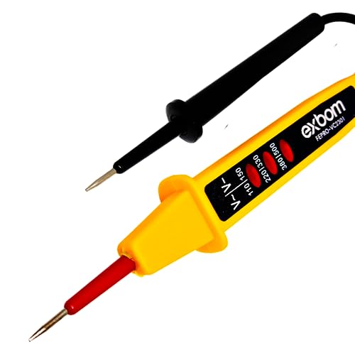 Voltimetro Caneta Medidor de Tensão 3 em 1 Indicador de Tensão Ac/DC 150/150V,220/300V,380/500V