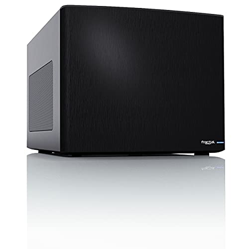 Fractal Design Node 304 - Black - Mini Cube Compact Computer Case - Small Form Factor - Mini ITX – Mitx - High Airflow - Modular Interior - 3X Silent R2 120mm Fans Included - USB 3.0