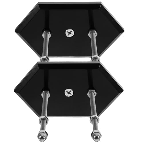NULYLU 2pcs Skateboard Wall Mount Rack Acrylic Skateboard Hanger Holder for Display