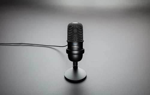 HyperX Solocast, Microfono da gaming, USB a condensatore, Sensore Tap-To-Mute, Registrazione 24bit/96 kHz, per Gaming, Streaming, Podcast, Twitch, Youtube, Compatibile con PC/PS5/PS4, USB-C, Nero - 7