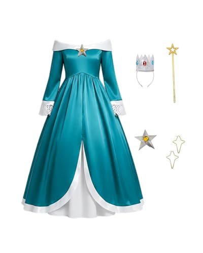 ZENGOR CENDA Halloween Costume For Girls Toddler Galaxy Princess Dress Up With Accessories Birthday Party Outfits