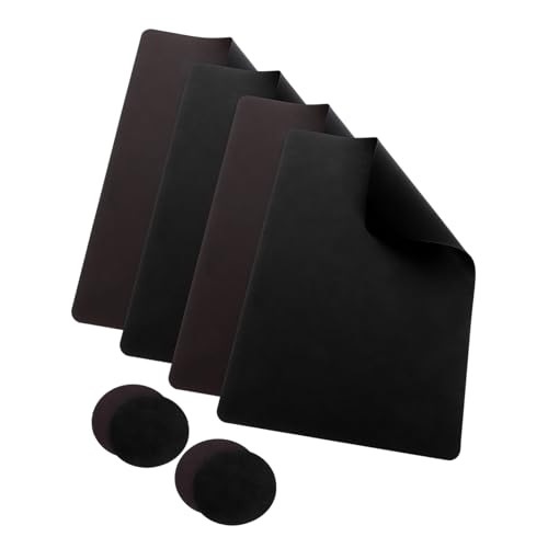 Set de table en PU carré lot de 8 imperméable cuisine design