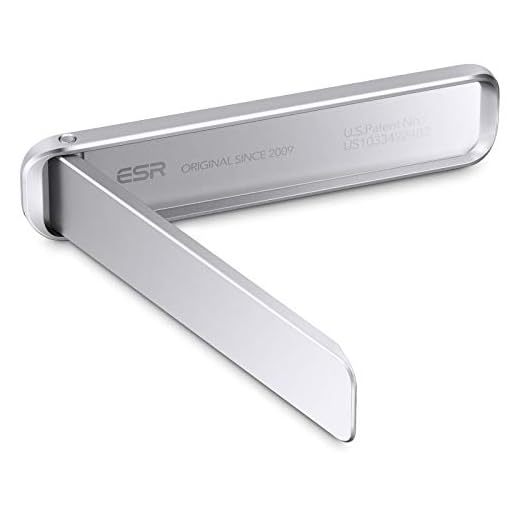 ESR Boost Phone Kickstand, Vertical and Horizontal Stand, Adjustable Angle, Compatible with iPhone 15/15 Plus/15 Pro/15 Pro Max, iPhone 14/13/12 Series, Samsung Galaxy S23/S22/S21 Series, Silver