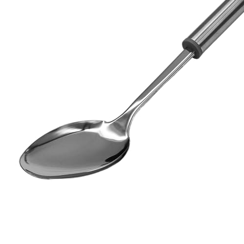 Fackelmann MODE Solid Spoon, Stainless Steel Kitchen Utensil, Heat-Resistant Metal Handle for Serving Mixing - Image 3