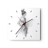 Des couleurs durables et des encres professionnelles feront que les horloges murales originales meubleront idéalement votre intérieur et embelliront la déco murale. L'horloge est dotée d'un mécanisme silencieux fluide alimenté par une pile de 1,5 V - pile AA (pile non incluse). L'horloge est réalisée à l'aide de technologies d'impression modernes qui garantissent la préservation des couleurs naturelles et une saturation élevée de cellles-ci. Marque européenne ARTTOR.