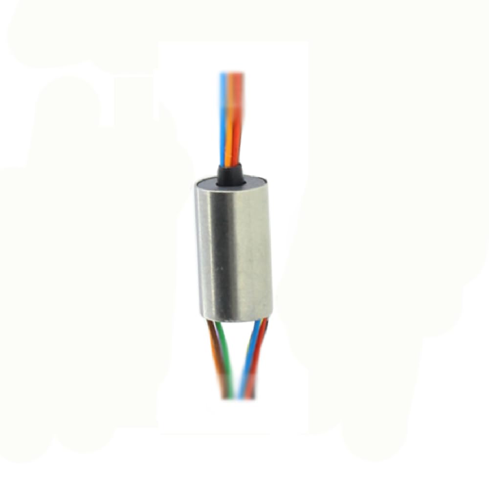 6.5MM 6 Wires 1A Power Collector Ring, Electrical Components Capsule Slip Ring Circuit for Monitor Robotic Drone Stage Lights