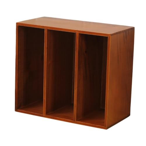 Étagère de rangement en bois robuste avec compartiments pour documents