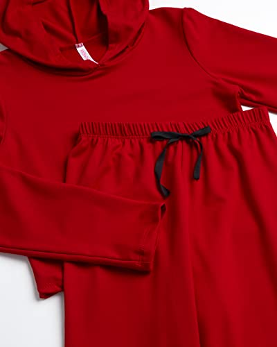 Sweet Hearts Girls Joggers Set - 2 Piece Fleece Pullover Girls Hoodies and Kids Sweatpants Athletic Sets: Made in USA (5-18)4