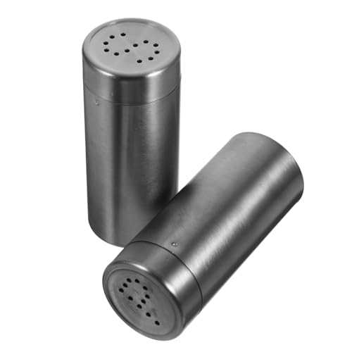 VANZACK 2Pcs Shaker Multipurpose Kitchen Condiment Dispenser Lightweight and Durable Seasoning Bottle for Home Use Stylish Design