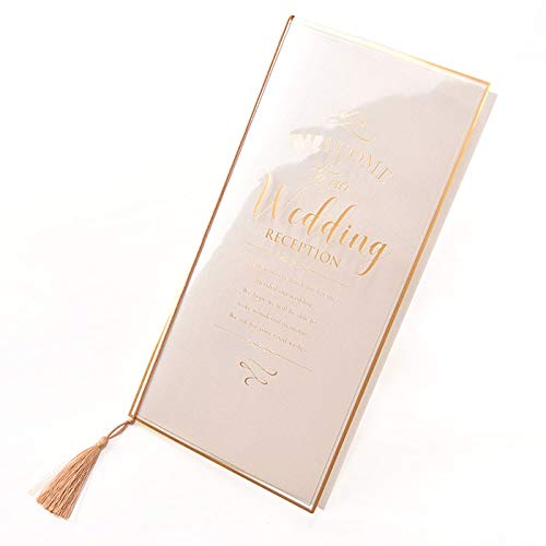 Amazon.co.jp: 【10名様分】 席次表 手作りキット 4つ折り 結婚式 座席