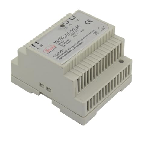 ZhangXX Fuente de alimentación del Modo de la Transferencia del Carril del Dinar de 60W 24VDC 2.5A for el Uso Industrial