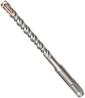 flintronic SDS-Plus Drill Bit Set, 9PCS (5mm~16mm) Cross Drill Bits, Rotary Hammer Drill for Drill Holes in Concrete, Ceramic Tile, Stone, Metal, Plastic & Multi-Layer Materials