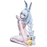 Zhongkaihua Azur Lane MNF Le Malin Figure 16CM Bunny Ver Anime PVC Model Figurine Desktop Decorate Collections Christmas Ornament Birthday Gift