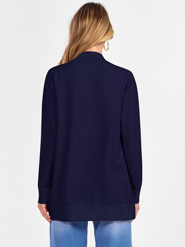 ANRABESS Womens Cardigan Sweaters Open Front Long Sleeve Shawl Neck Dressy Casual 2025 Trendy Fall Winter Knit Outerwear Coat4