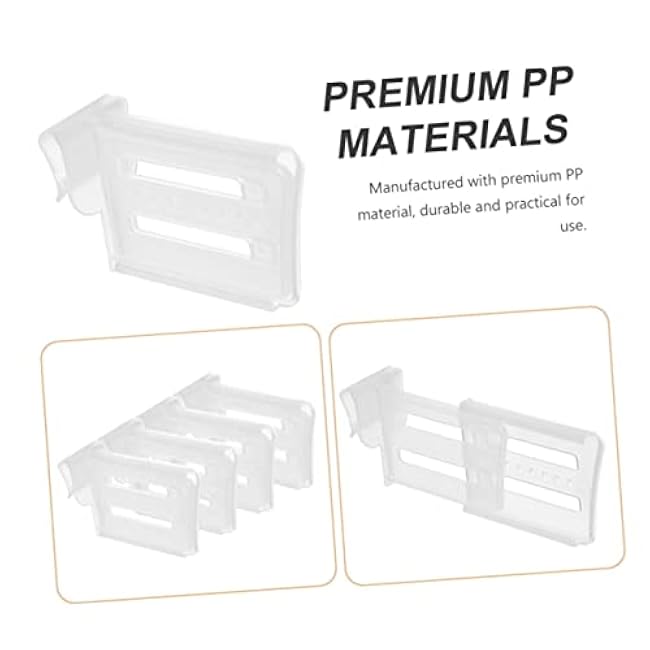 8pcs Refrigerator Atorage Partition Fridge Partition Expandable Side Door Dividers for Efficient Organization