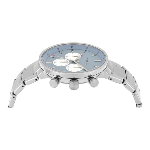 Image of TIMEX Blue Round Dial Analog Men's Watch - TWEG28400