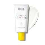 Supergoop! Unseen Sunscreen - SPF 50 - Clear & Invisible Face Sunscreen + Broad Spectrum + Makeup-Gripping Primer - Weightless, Scentless, Oil Free - For All Skin Types & Tones - 1.7 fl oz