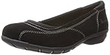Skechers Women's Career-Girl Friday Flat,Black/White,6.5 M US