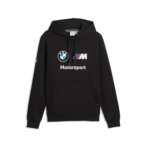 Puma Sweat à Capuche en Polaire BMW M Motorsport Essentials pour Homme, Puma - Noir, L