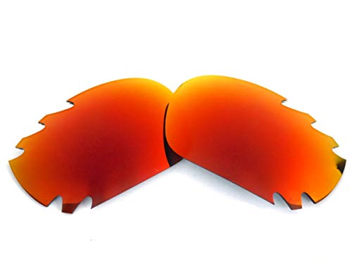 GALAXYLENSE Replacement Lenses for Oakley Racing Jacket Fire Red Color Polarized,FREE S&H.