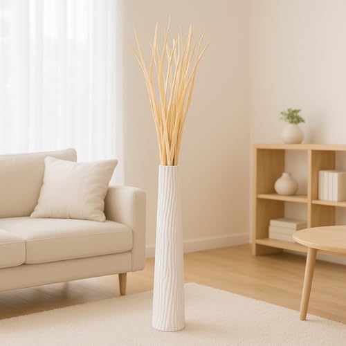Leewadee Große Deko Bodenvase Für Dekozweige, Hohe Standvase Für...