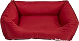 JACK AND VANILLA, Waterproof, Hundesofa, wasserdicht, rot, L, 100 x 70 x 26 cm