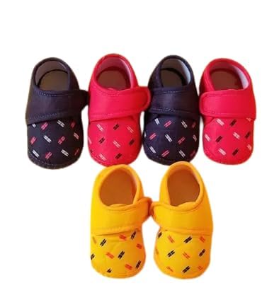 codetrot Unisex Newborn(Infant) Baby Boy's & Girl's | Comfortable Booties Canvas Shoes | Cartoon Bunny Animal Pattern Baby Sock Shoes | Comfortable Lightweight Footwear Indoor Outdoor (3-6 Month)-picture-46