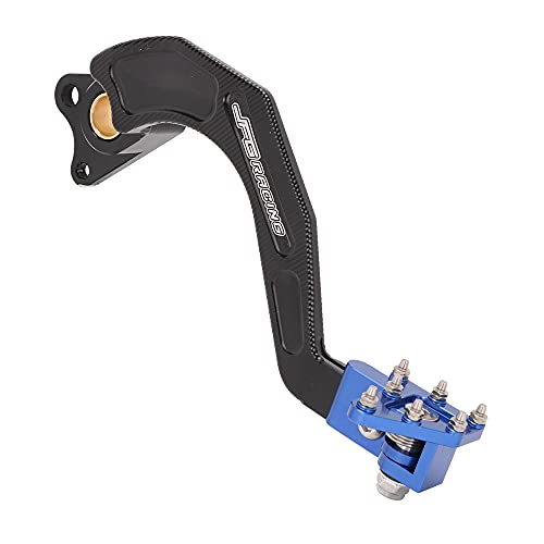 オートバイ リア フットブレーキペダル バイク用 アルミ合金製 鍛造加工 フットペグレバー 適応車種:Yamaha セロー250 2005-2020 TRICKER 2004-2018 XT250X 2006-2017 XT250 2008-2021 藍