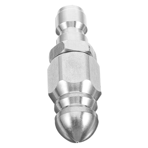 HOODANCOS Boquilla de Acero Inoxidable para Hidrolimpiadora de Alta Presión Accesorio de Limpieza para Tuberías y Desatascador Resistente y Fácil de Usar para Hogar y Limpieza Profesional