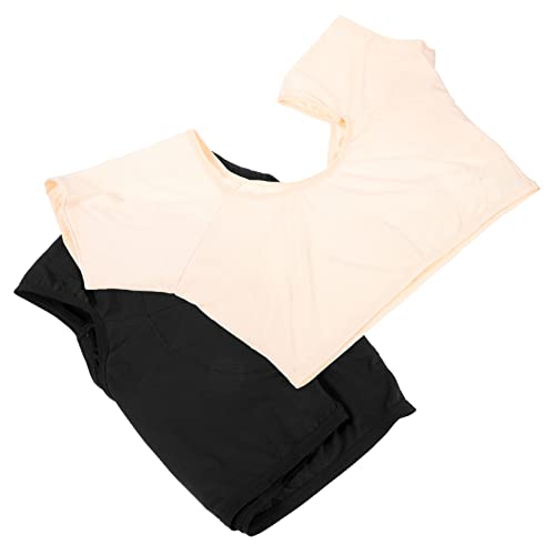 OATIPHO 2 piezas Camiseta Interior Transpirable sin Mangas para Mujer Chaleco Absorbente de Sudor Axilas Protección Eficaz contra Manchas Secado Rápido Cómodo y Elástico para Verano Pack