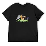 Photo Gallery nadu maglietta da uomo con logo poison old school, nero , l Photo Gallery nadu maglietta da uomo con logo poison old school, nero , l