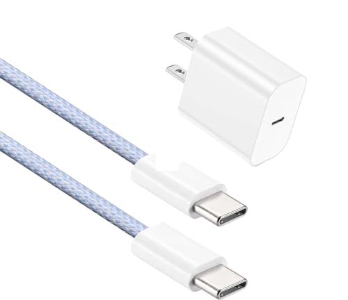 Tablet Charger Cord USB C Charging Cable 20W Wall Charger Adapter Compatible for Lenovo Tab M10 Plus/ M9/ M8/ P11 Plus/ P12 Pro,TCL TABMAX 10.4/ NXTPAPER 11/ TAB 10s/ TAB 8 Tablet Charger