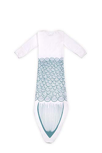 image for Mrotrida Newborn Swaddle Blanket Cute Baby Onesies Long Sleeves Mermai